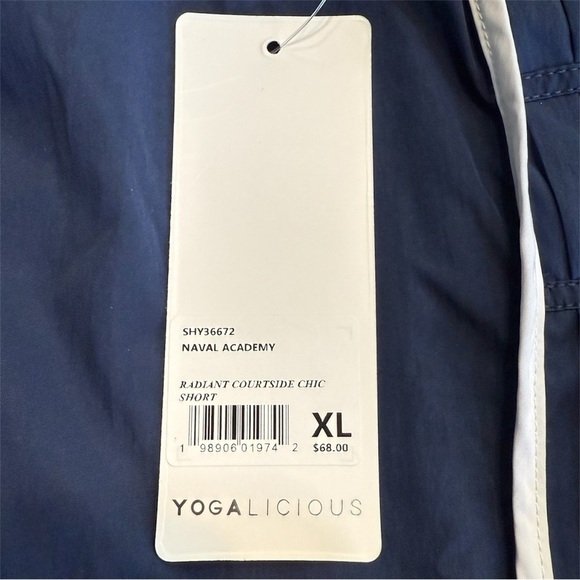 NWT Yogalicious Tennis Skirt Shorts Pickleball Skirt Shorts Size XL - Picture 4 of 5